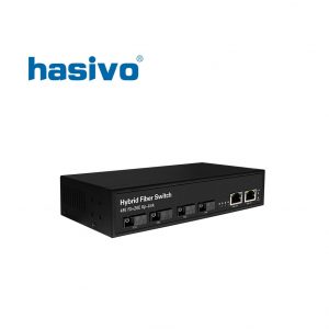Hasivo F1200-4FX-2G Switch quang 4 Port SC FX100 + Uplink 2RJ45 GE