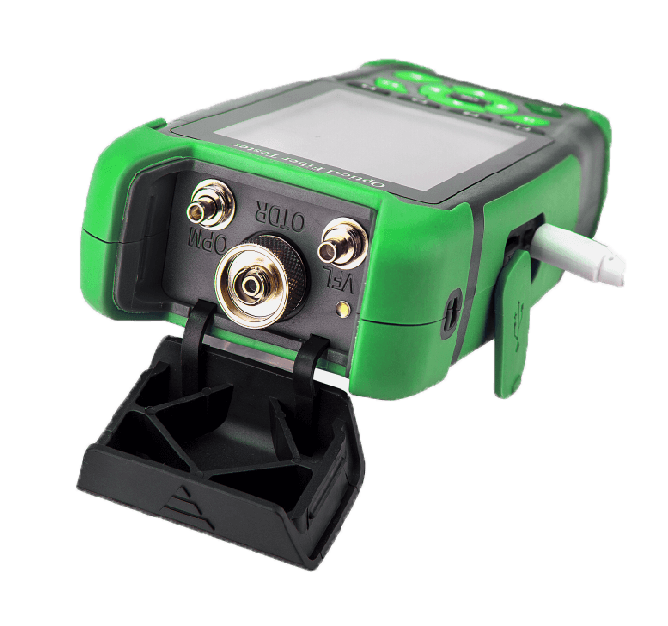 cổng soi lỗi cáp quang VFL và đo công suất quang OPM của OTDR GLK-3500